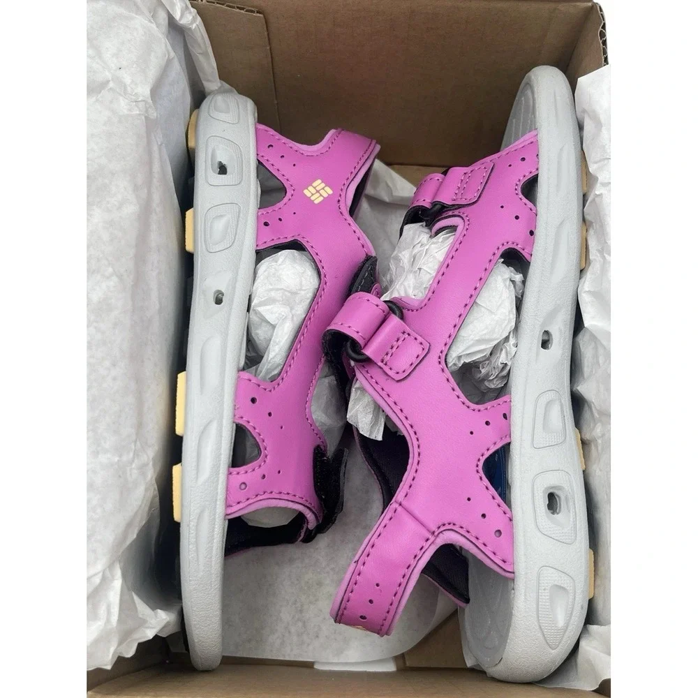 Columbia Techsun Vent Girls Sport Outdoor Water Sandals Size 13 Berry Patch